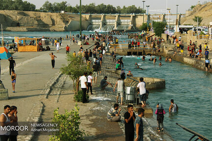 فرار از گرمای خوزستان