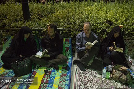 شب بیست و سوم ماه مبارک رمضان در مسجد ارگ بازار تهران