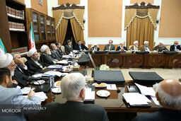 برگزاری جلسه مجمع تشخیص مصلحت نظام با حضور آملی لاریجانی