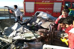 واژگونی خودرو زائران اربعین در جاده هندیجان - دیلم با 3 مصدوم