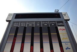 هوای مشهد در شرایط سالم قرار دارد