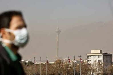 وضعیت کیفیت هوا در ۱۶ ایستگاه تهران قهوه ای اعلام شد