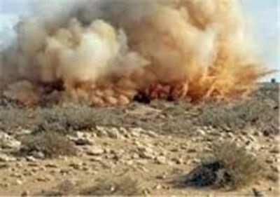 انهدام مین های جمع آوری شده در قصرشیرین از سوی گروه های پاکسازی