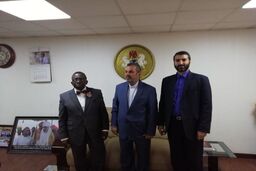 تسلیم پیام قاضی زاده هاشمی به همتای نیجریه اش