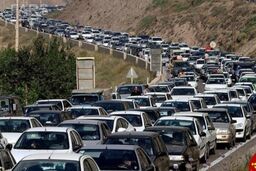 یک طرفه شدن جاده کندوان به علت بار سنگین ترافیک
