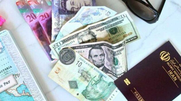 اعلام قیمت فروش ارز مسافرتی در 28 بهمن 97