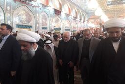 ظریف به زیارت حرم امام حسین (ع) رفت