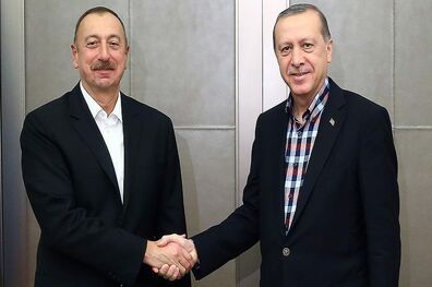 پیام تبریک علی اف به اردوغان 