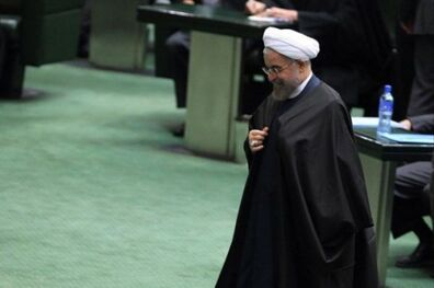 حضور روحانی در جلسه علنی امروز مجلس
