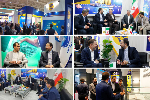 غرفه بیمه کوثر میزبان بازدیدکنندگان

