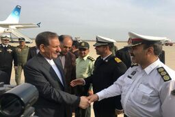 معاون اول رئیس‌جمهور وارد چابهار شد