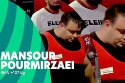 وزنه‌ بردار ایران در میان ۱۰ ورزشکار برتر پارالمپیک قرار گرفت