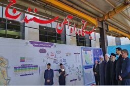 راه‌آهن همدان_سنندج به همراه رئیس جمهور افتتاح شد