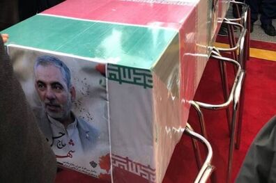 مراسم تشییع پیکر شهید حسن ایرلو برگزار شد