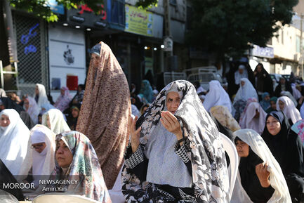 نماز عید سعید فطر در محله اختیاریه تهران