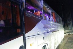 مجروح شدن 17 نفر بر اثر واژگونی اتوبوس
