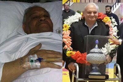 بستری شدن پیشکسوت کشتی در بخش مراقبت‌های ویژه