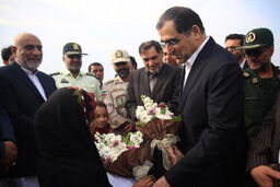 وزیر بهداشت به چابهار سفر کرد