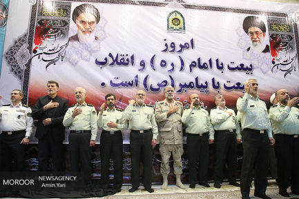 تجدید میثاق فرماندهان نیروی انتطامی با آرمانهای امام (ره)