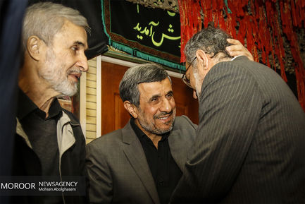 مراسم ختم برادر محمود احمدی نژاد