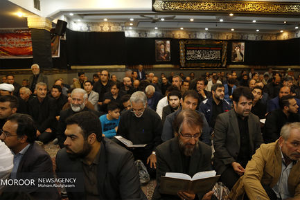 مراسم ختم برادر محمود احمدی نژاد