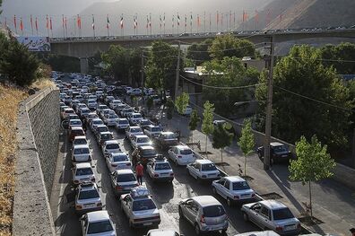 ترافیک سنگین در برخی از جاده های کشور