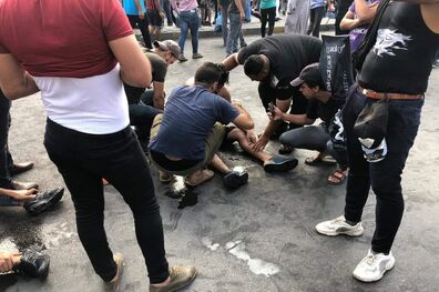 تیراندازی در بغداد / تصویربردار حشد الشعبی کشته شد
