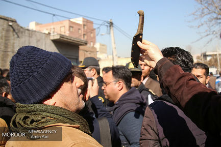 بازسازی صحنه جرم متهم تخریب اموال شهروندان