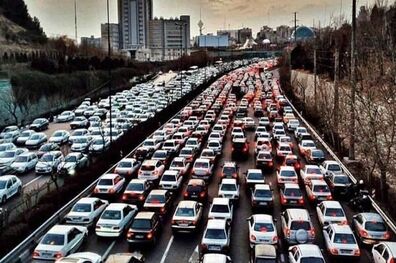 ترافیک در محور شهریار – تهران سنگین است