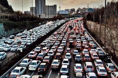 ترافیک در محور شهریار – تهران سنگین است