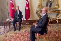 دیدار رئیس مجلس شورای اسلامی با اردوغان
