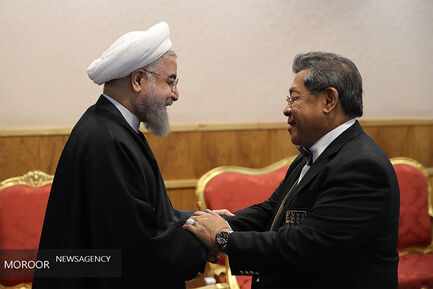 دیدار رییس جمهور با رؤسای مجلس کشورهای اسلامی