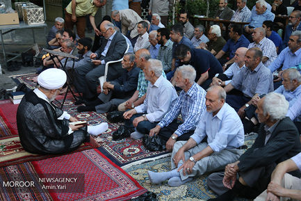 نماز عید سعید فطر در محله اختیاریه تهران