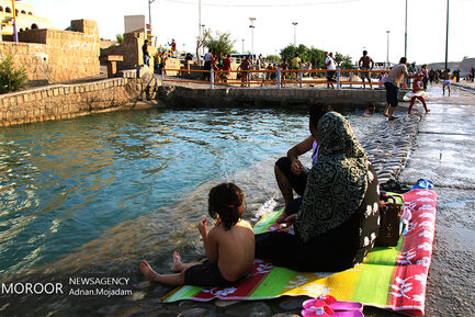 فرار از گرمای خوزستان