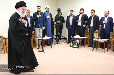 دیدار نخبگان و دانشجویان بسیجی مدال‌آور دانشگاه صنعتی شریف با مقام معظم رهبری
