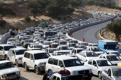 ترافیک سنگین در محورهای هراز و کندوان