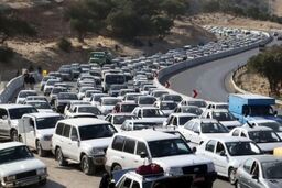 بارش باران در محورهای شمالی کشور
