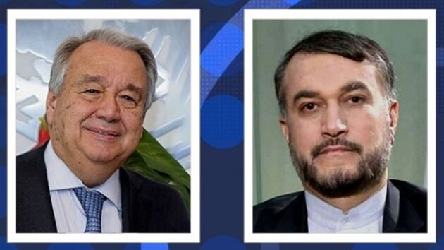 امیرعبداللهیان و گوترش درخصوص روند مذاکرات وین گفت‌وگو کردند