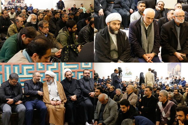 برگزاری آیین تجدید عهد سینماگران و هنرمندان با سردار قاسم سلیمانی