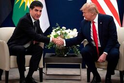 ترامپ و بارزانی در حاشیه اجلاس داووس دیدار کردند