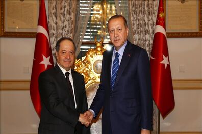 اردوغان دست به دامن بارزانی شد