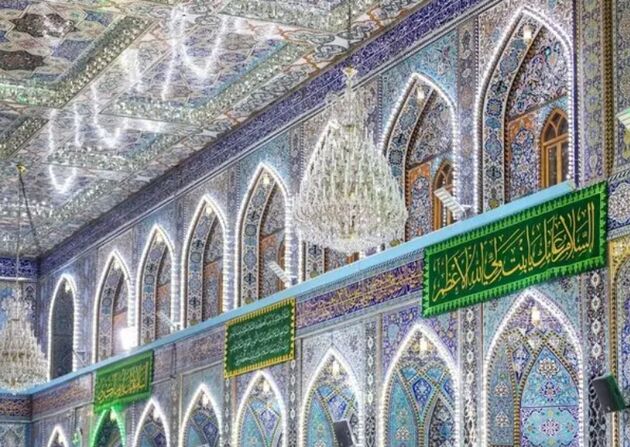حرم امام حسین(ع) به مناسبت ولادت حضرت زینب (س) آذین بندی شد