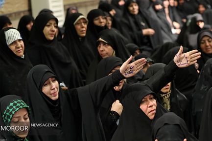 دیدار جمعی از مداحان و ذاکران اهل بیت(ع) با مقام معظم رهبری