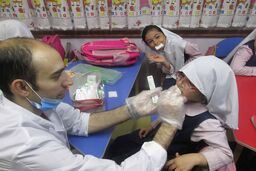 اجرای طرح بهداشت دهان و دندان صورت گرفت 