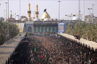 رونمایی از پرچم جدید حرم امام حسین (ع) در آستانه محرم