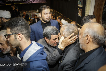 مراسم ختم برادر محمود احمدی نژاد