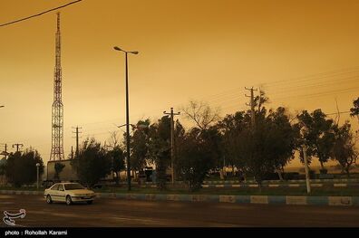 ریزگردها هوای همدان را ناسالم کردند