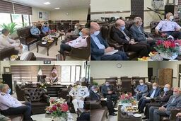 جمعی از فرماندهان ارتش در ستاد پدافند هوایی حضور یافتند