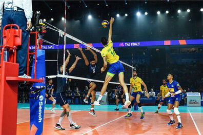 بازی والیبال ایران و برزیل زنده از شبکه سه سیما پخش می شود