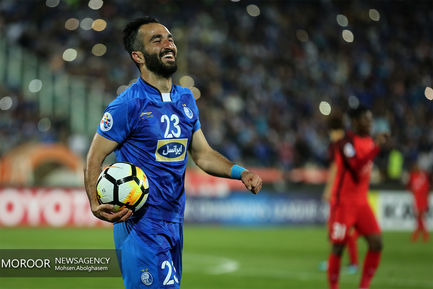 دیدار تیم های فوتبال استقلال ایران و الریان قطر